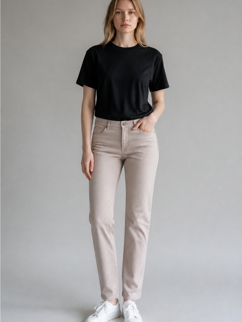 Chico’s Platinum Blush Pink Straight Leg Pants 0.5 Petite 31x26